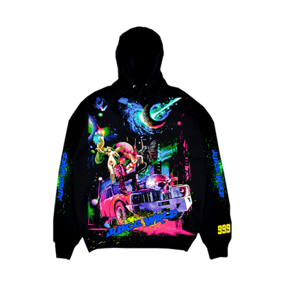 Juice Wrld x Vlone Cosmic Hoodie Black