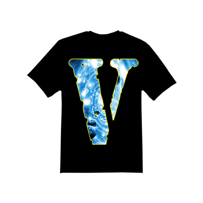 Juice Wrld x Vlone Cosmic Racer T-shirt Black