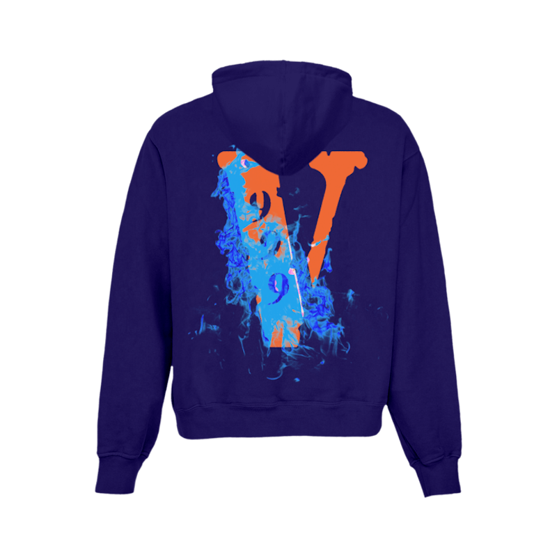 Juice Wrld x Vlone Hoodie Purple