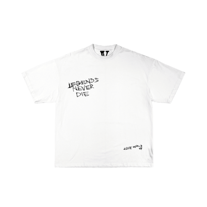 Juice Wrld x Vlone Legends Never Die T-shirt White