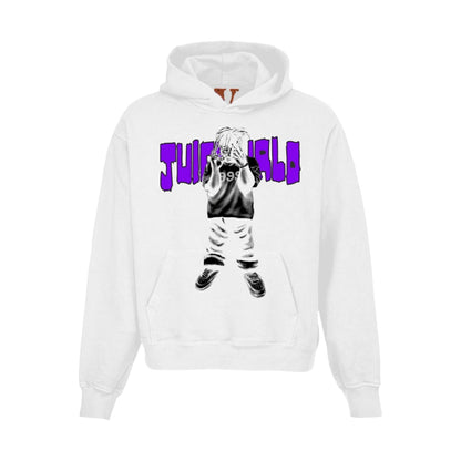 Juice Wrld x Vlone MOTY Hoodie White