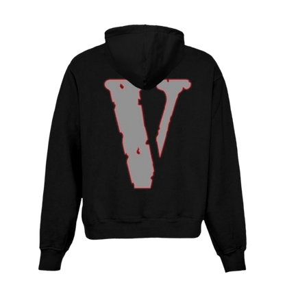 Juice Wrld x Vlone Man of the Year Hoodie Black