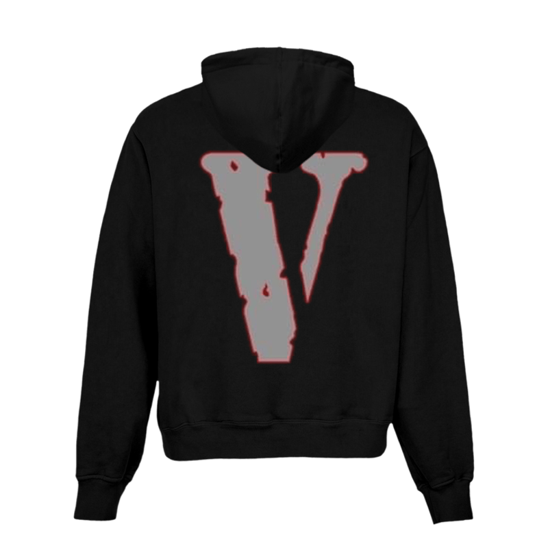 Juice Wrld x Vlone Man of the Year Hoodie Black