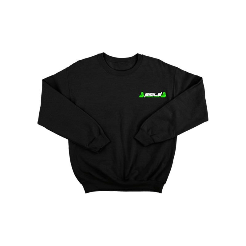 Juice Wrld x XO x Vlone Double Agent Crewneck Sweatshirt Black