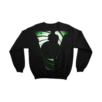 Juice Wrld x XO x Vlone Double Agent Crewneck Sweatshirt Black