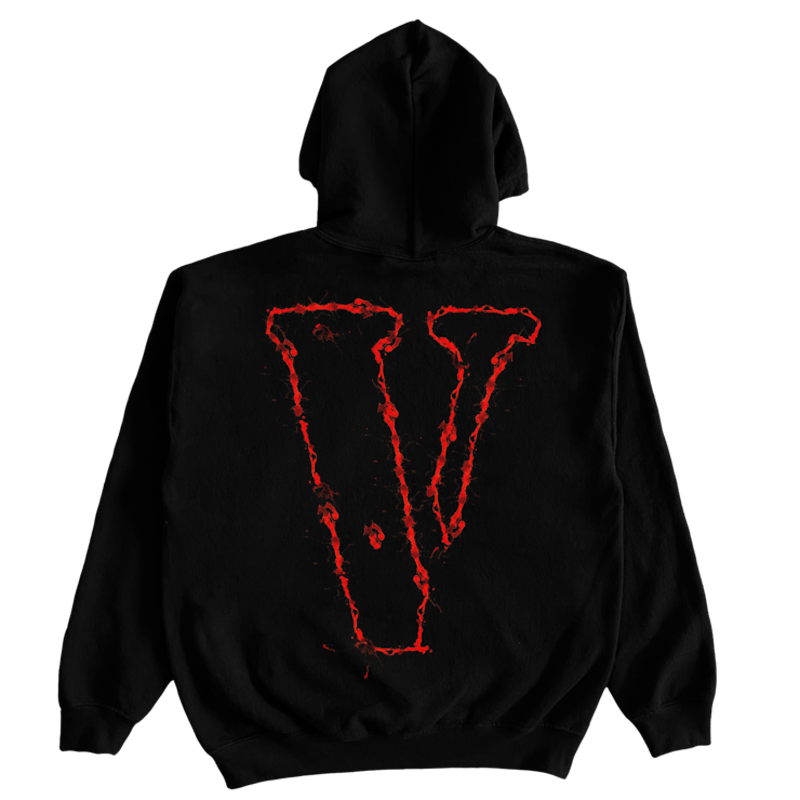 Juice Wrld x XO x Vlone Joker Hoodie Black