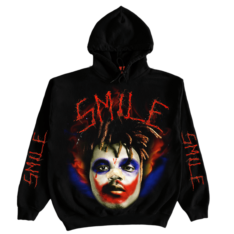 Juice Wrld x XO x Vlone Joker Hoodie Black