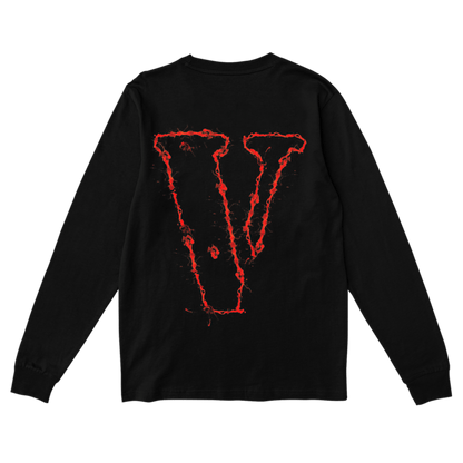 Juice Wrld x XO x Vlone Joker Longsleeve Tee Black