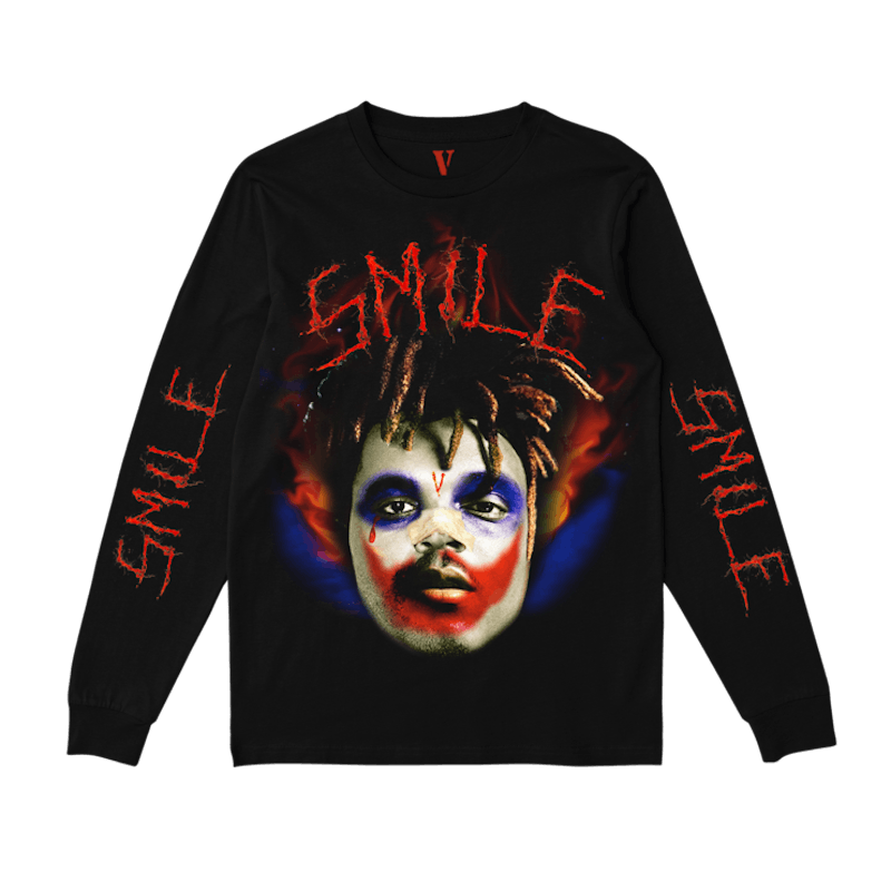 Juice Wrld x XO x Vlone Joker Longsleeve Tee Black