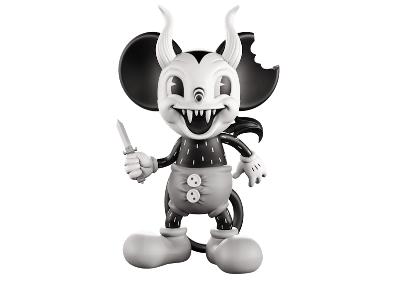 Junk Yard Mighty Jaxx Michael "Murder" Mouse Figure