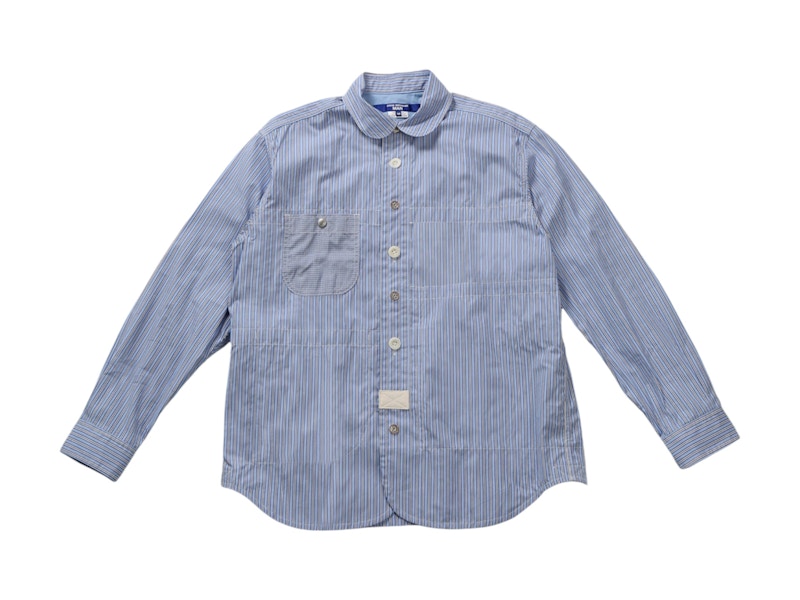 Junya Watanabe Pinstripe Workwear Shirt Blu/Saxe/Wht