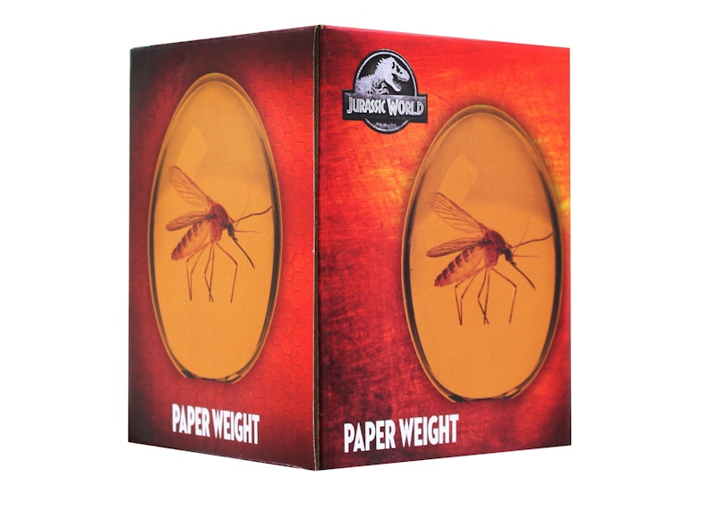 Jurassic Park Mosquito In Amber Resin Paper Weight