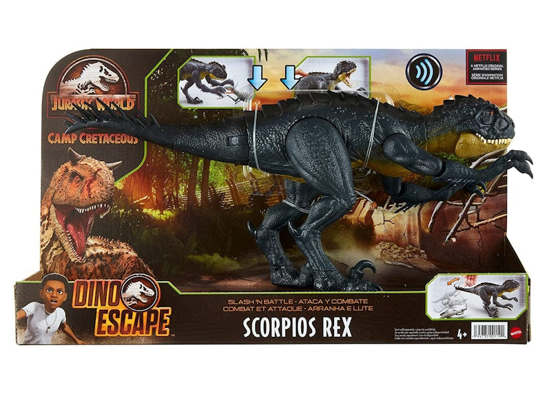 Jurassic World Slash N' Battle Scorpios Rex Action Figure