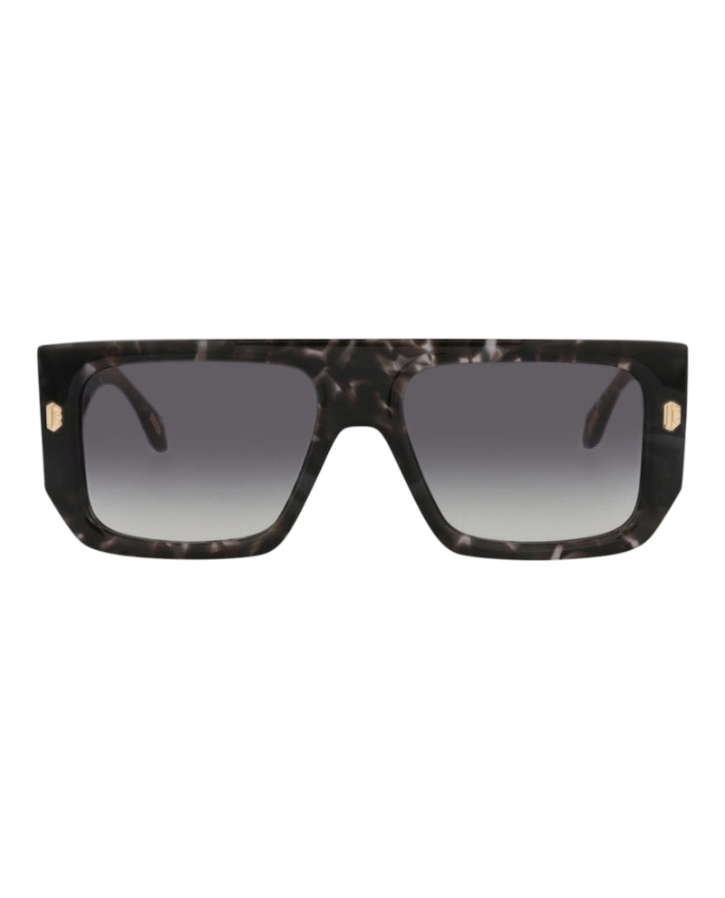 Just Cavalli Aviator-Frame Acetate Sunglasses Havana Havana Smoke (SJC022-56-096N)