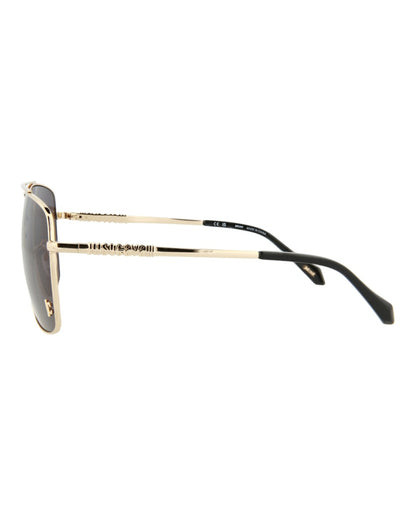 Just Cavalli Aviator-Frame Metal Sunglasses Gold Gold Smoke (SJC030K-61-0349)