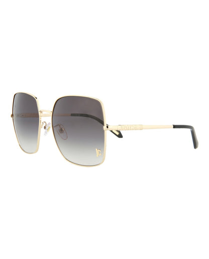 Just Cavalli Aviator-Frame Metal Sunglasses Gold Gold Smoke (SJC031K-60-0349)