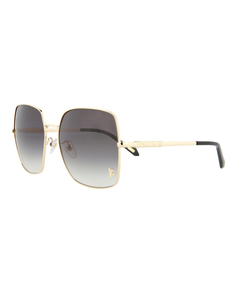 Just Cavalli Aviator-Frame Metal Sunglasses Gold Gold Smoke (SJC031K-60-0349)