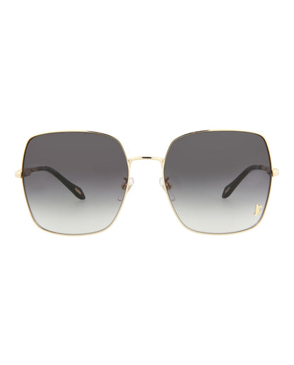 Just Cavalli Aviator-Frame Metal Sunglasses Gold Gold Smoke (SJC031K-60-0349)