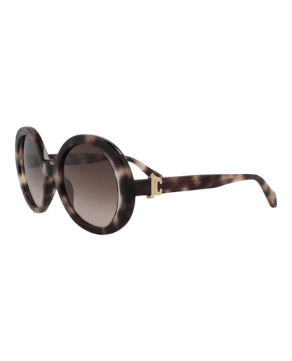 Just Cavalli Round-Frame Acetate Sunglasses Havana Havana Brown (SJC028-51-07UX)