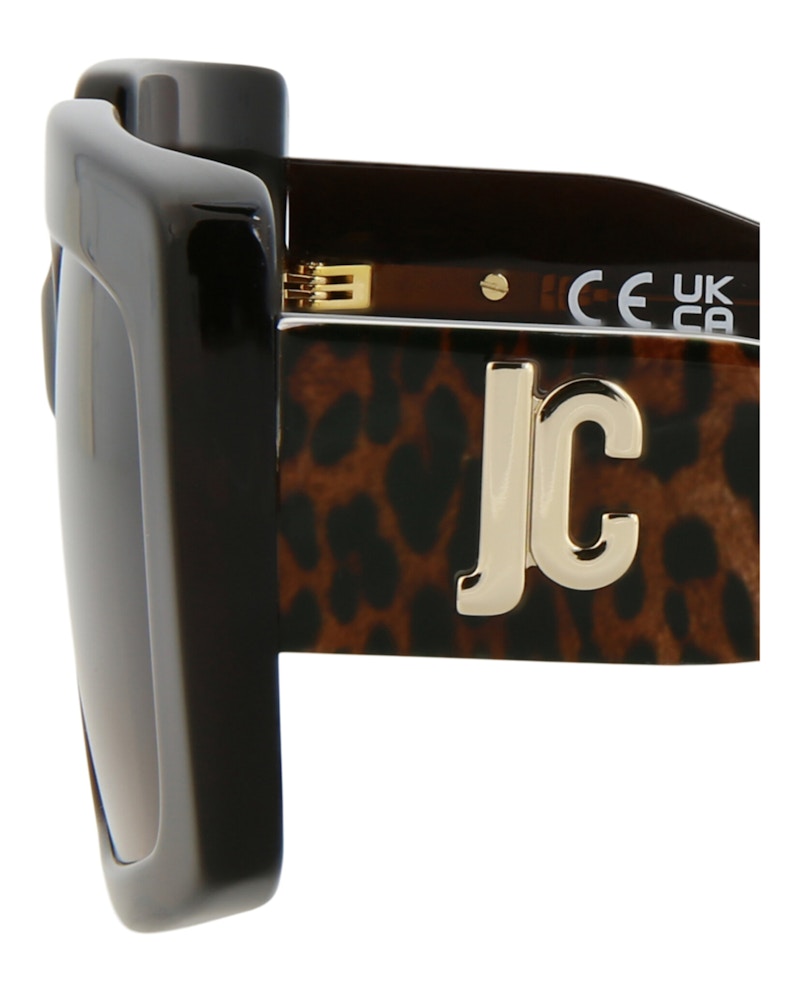 Just Cavalli Square-Frame Acetate Sunglasses Brown Brown Brown (SJC020K-54-0AAK)