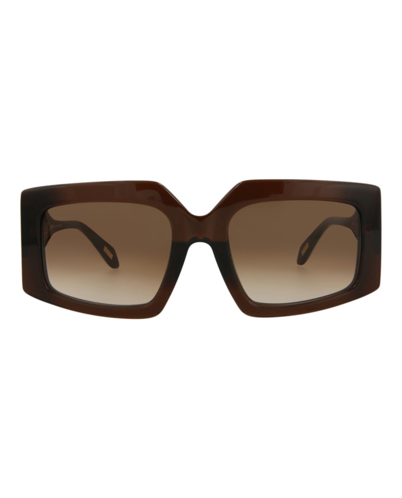 Just Cavalli Square-Frame Acetate Sunglasses Brown Brown Brown (SJC020K-54-0AAK)