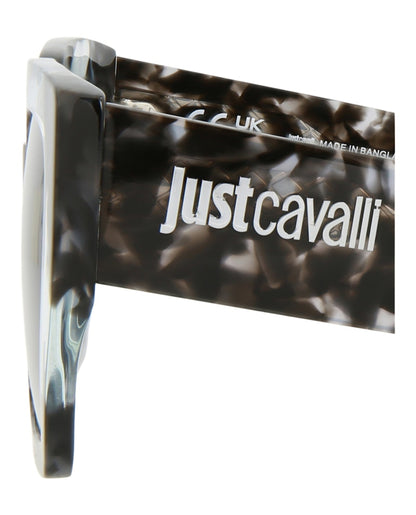 Just Cavalli Square-Frame Acetate Sunglasses Grey Havana Grey Havana Smoke (SJC021K-53-096N)