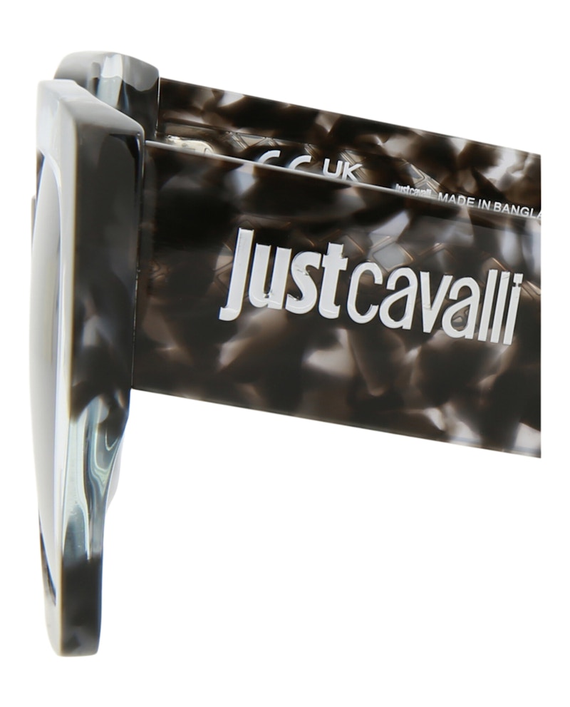 Just Cavalli Square-Frame Acetate Sunglasses Grey Havana Grey Havana Smoke (SJC021K-53-096N)
