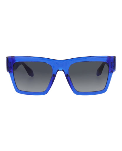 Just Cavalli Square-Frame Injection Sunglasses Blue Blue Smoke (SJC038-54-06NA)