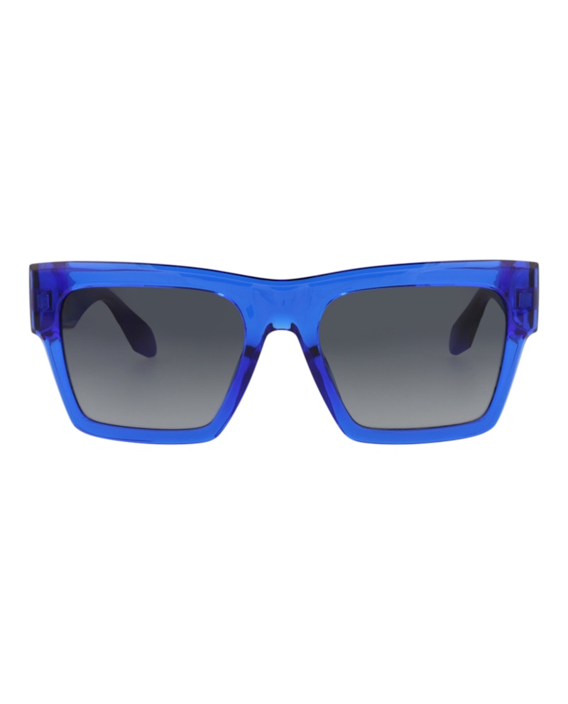 Just Cavalli Square-Frame Injection Sunglasses Blue Blue Smoke (SJC038-54-06NA)