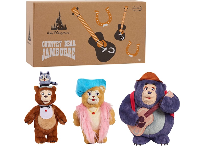 Just Play Walt Disney World 50th Anniversary Country Bear Jamboree Amazon Exclusive Collectors Plush Set