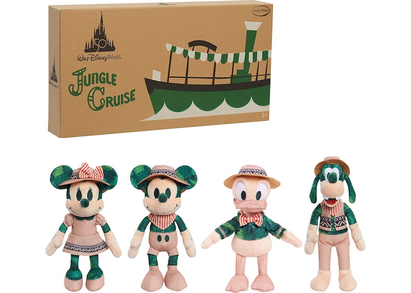 Just Play Walt Disney World 50th Anniversary Jungle Cruise Amazon Exclusive Collectors Plush Set