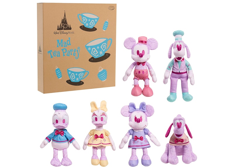Just Play Walt Disney World 50th Anniversary Mad Tea Party Amazon Exclusive Collectors Plush Set