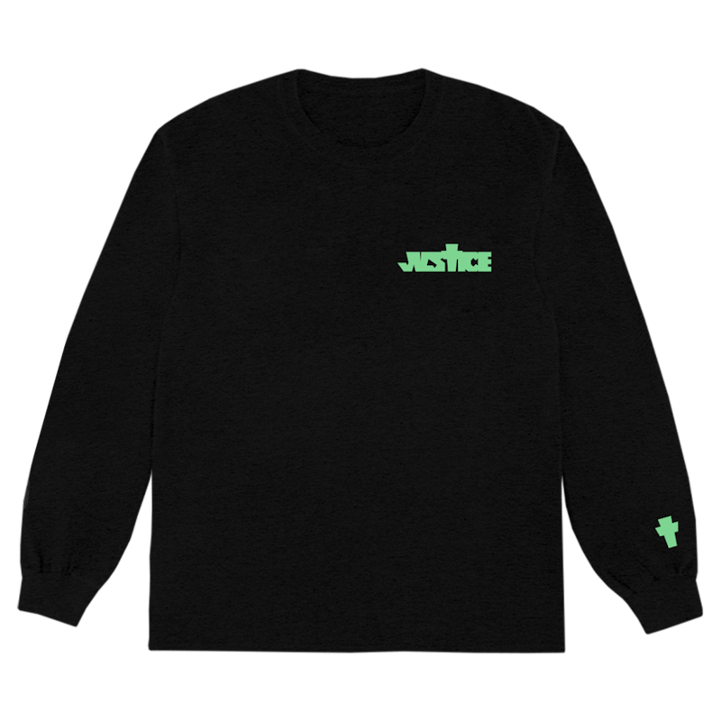 Justin Bieber Filter Photo L/S T-shirt Black