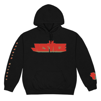 Justin Bieber Justice Cross Hoodie Black