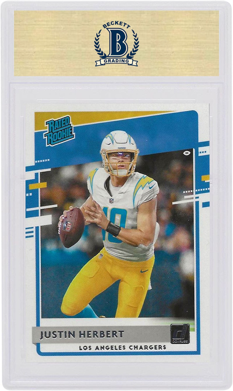 Justin Herbert 2020 Panini Donruss Rookie #303 (PSA or BGS Graded)