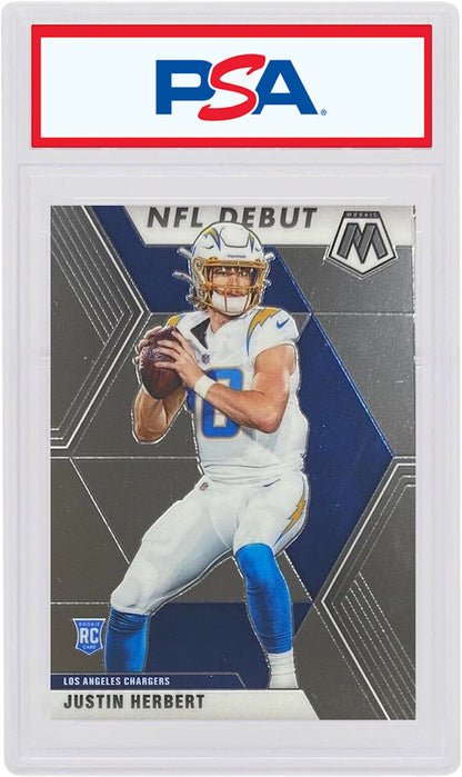 Justin Herbert 2020 Panini Mosaic NFL Debut Rookie #263 (PSA or BGS Graded)
