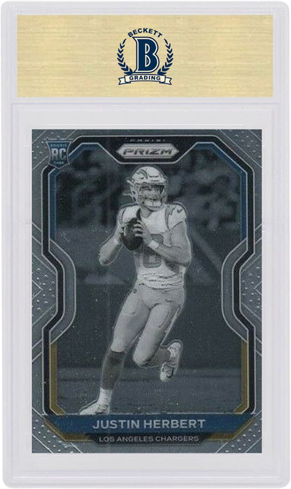 Justin Herbert 2020 Panini Prizm Rookie Variation #325 (PSA or BGS Graded)