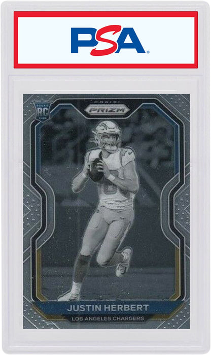 Justin Herbert 2020 Panini Prizm Rookie Variation #325 (PSA or BGS Graded)