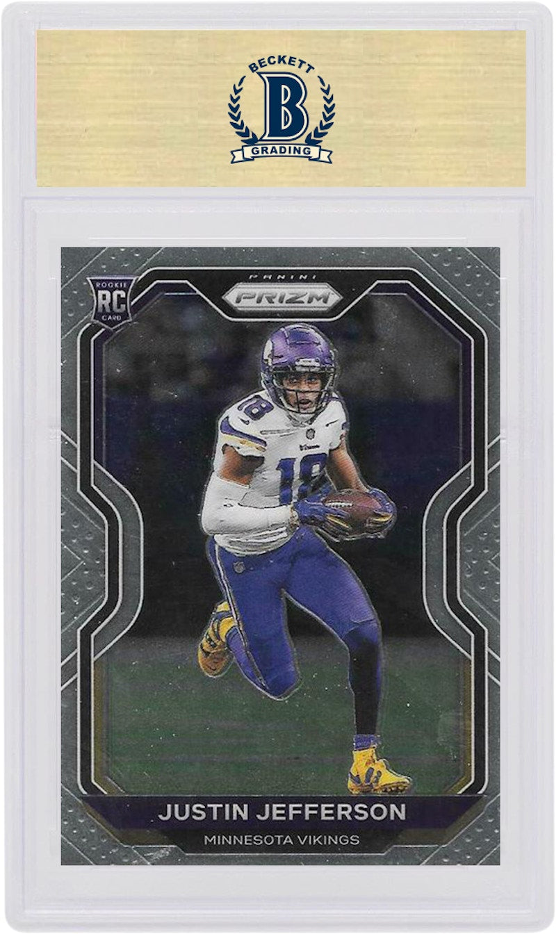 Justin Jefferson 2020 Panini Prizm Rookie #398 (PSA or BGS Graded)