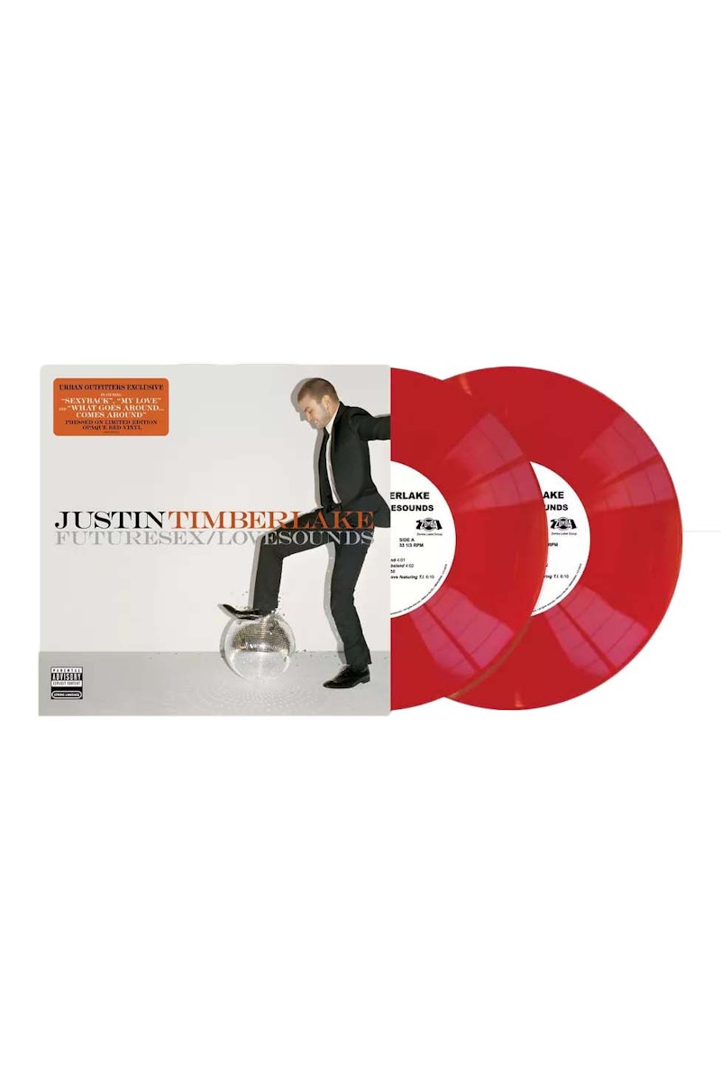 Justin Timberlake FutureSex/LoveSounds Urban Outfitters Exclusive 2XLP Vinyl (LE 3000) Opaque Red