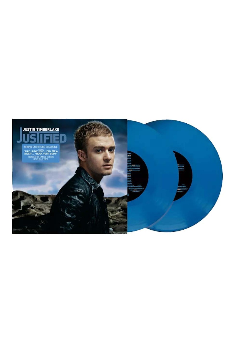 Justin Timberlake Justified Urban Outfitters Exclusive 2XLP Vinyl (LE 3000) Light Blue