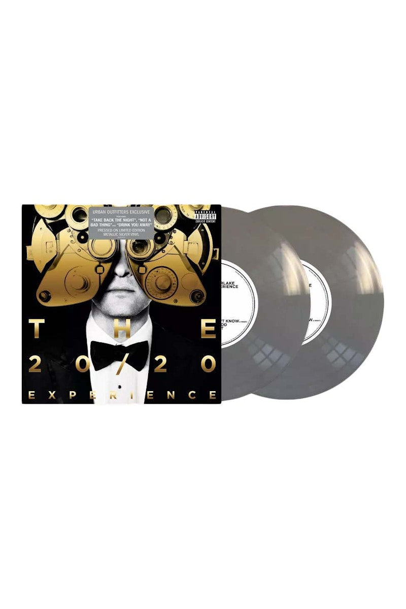 Justin Timberlake The 20/20 Experience Part 2 Urban Outfitters Exclusive 2XLP Vinyl (LE 3000) Metallic Silver