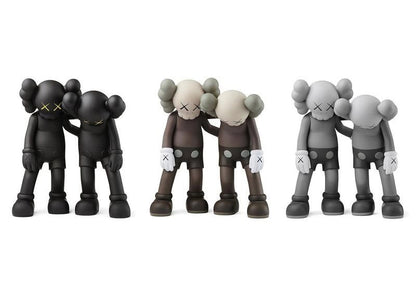 KAWS Along The Way Vinyl Figure Black/Brown/Grey Set