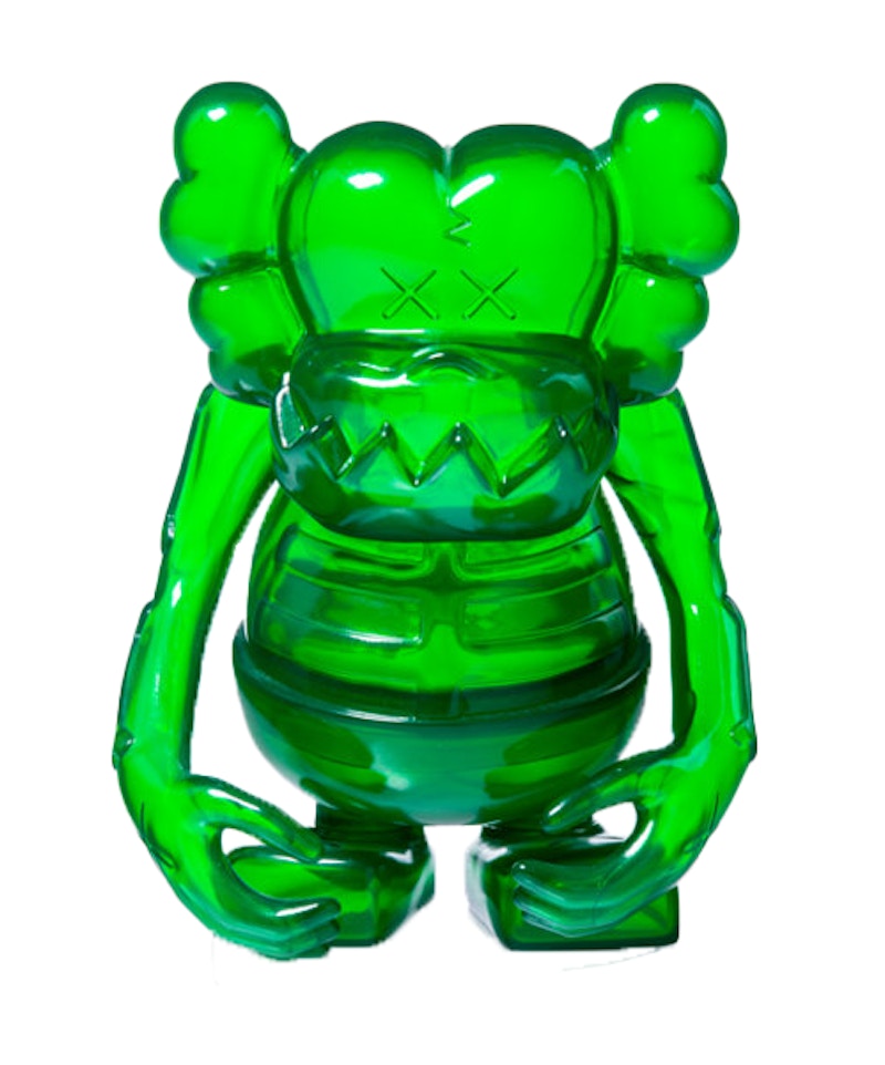KAWS Bounty Hunter Skull Kun Vinyl Figure Green