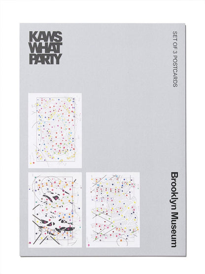 KAWS Brooklyn Museum Color Charts Postcard Set of 3