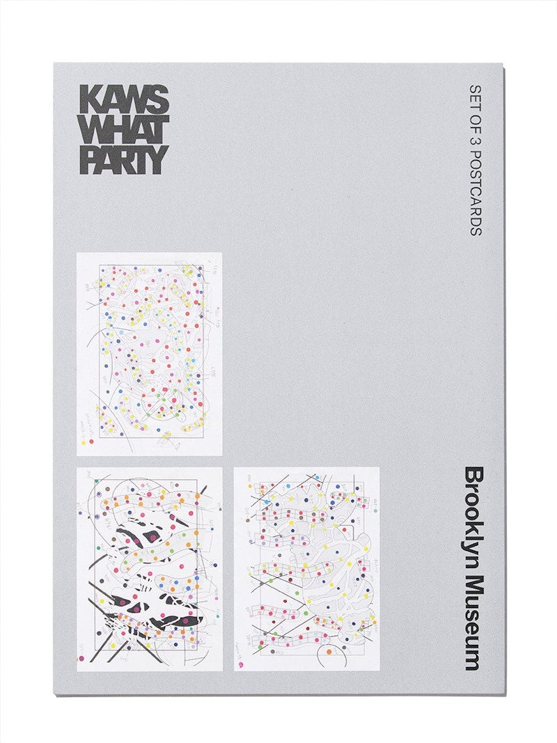 KAWS Brooklyn Museum Color Charts Postcard Set of 3
