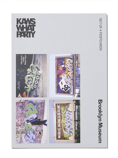 KAWS Brooklyn Museum Graffiti Postcard Set of 4