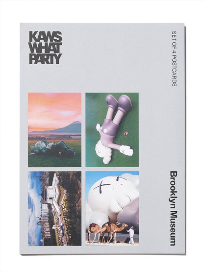 KAWS Brooklyn Museum HOLIDAY Postcard Set of 4