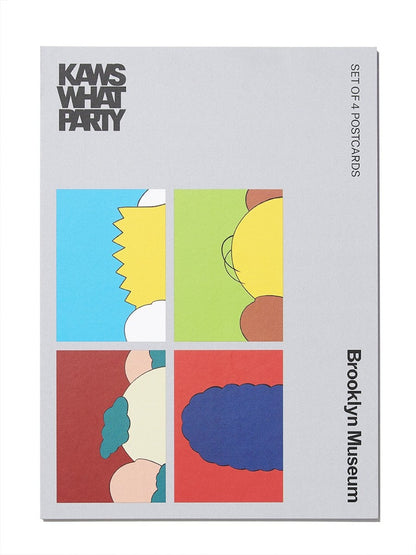 KAWS Brooklyn Museum KIMPSONS Postcard Set of 4