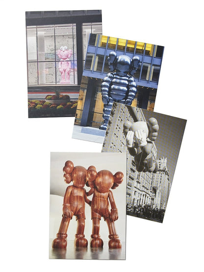 KAWS Brooklyn Museum Monumental Sculptures Postcard Set of 4